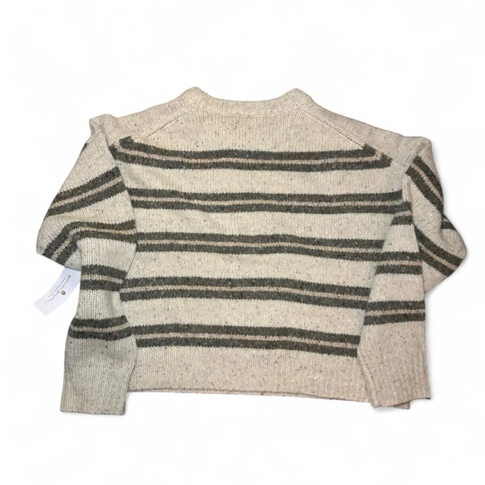 NWT Spiritual Gangster Evereve Wilder Women’s Striped Wool Knit Sweater — LARGE